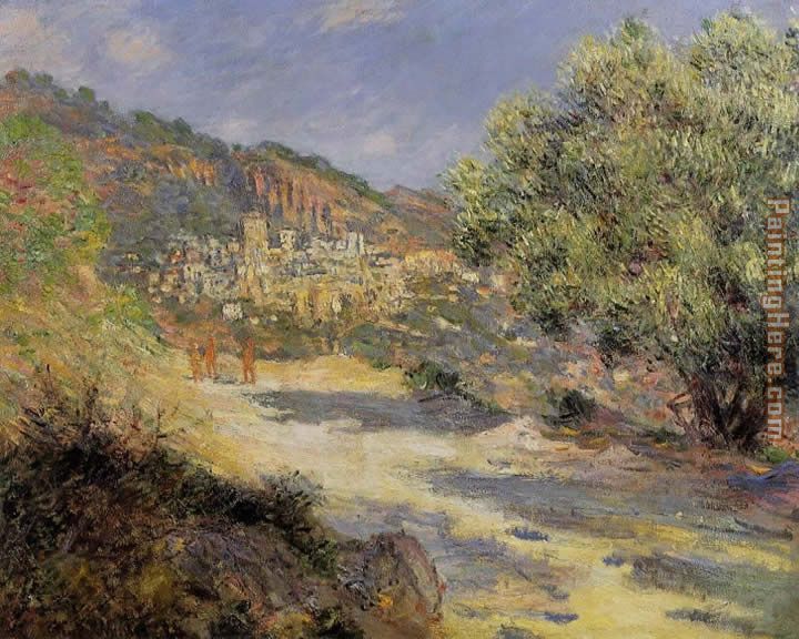 The Road to Monte Carlo painting - Claude Monet The Road to Monte Carlo art painting